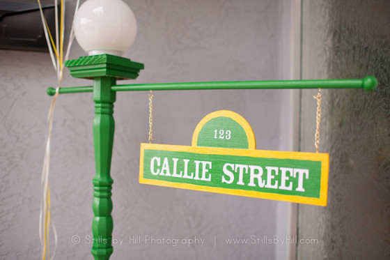 Sesame Street Inspired Birthday Lamp Post