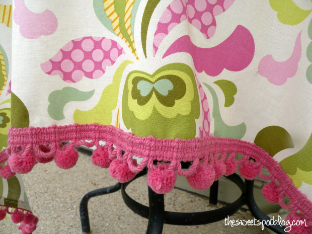 Shabby Chic First Birthday Tablecloth