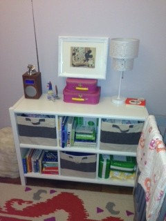 Baby Girl Nursery Bookcase