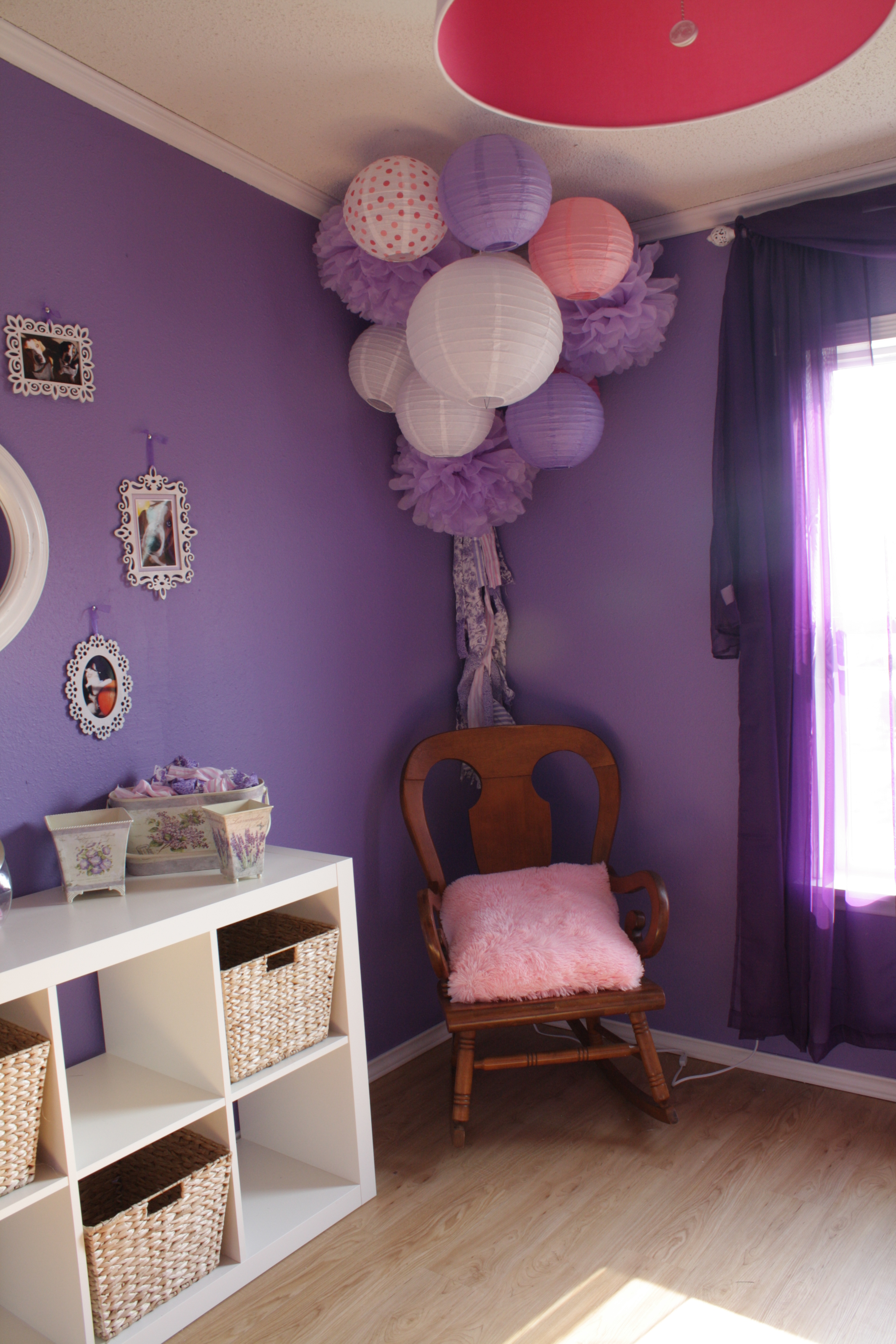 Purple Girl Nursery Corner