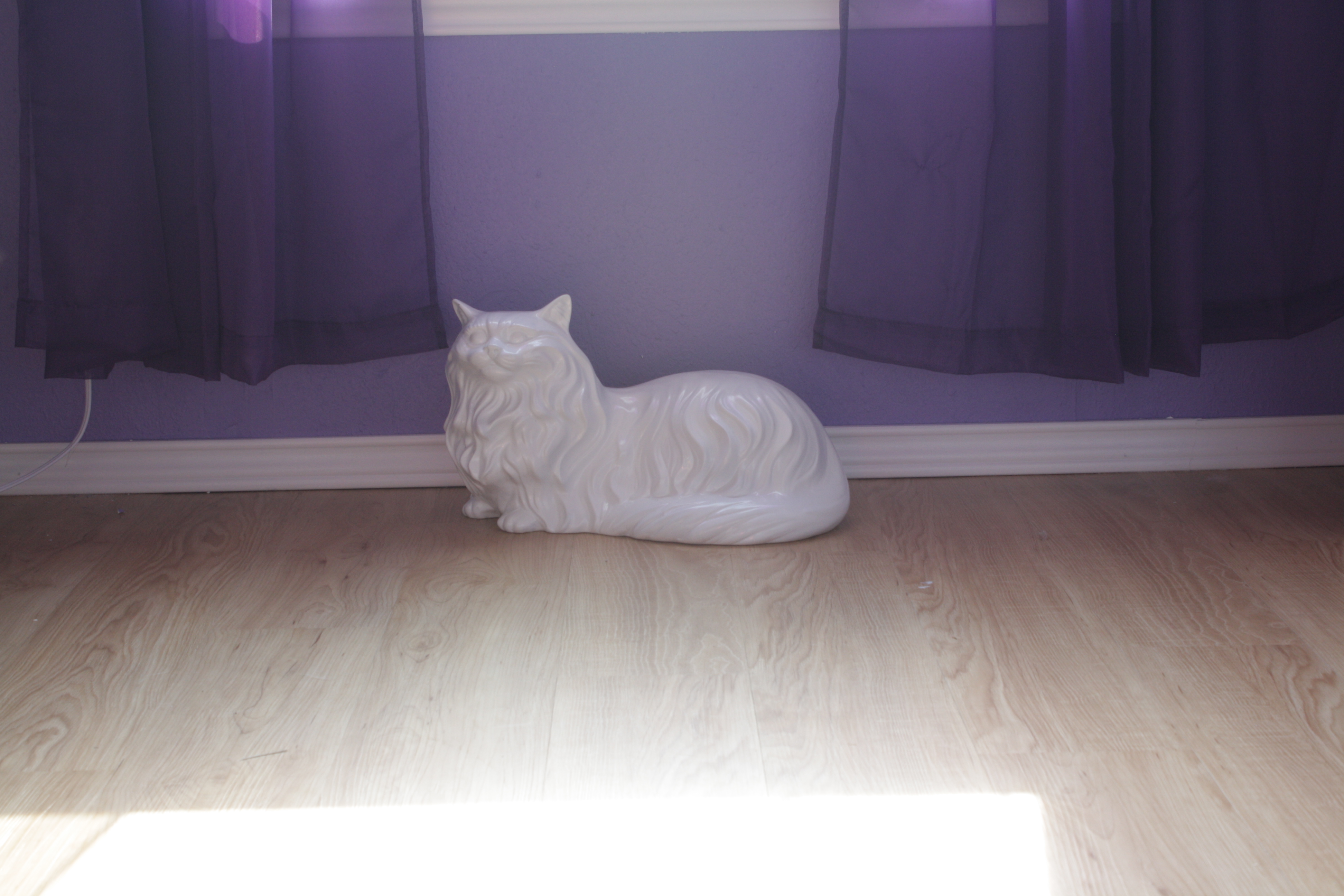 Purple Girl Nursery Cat