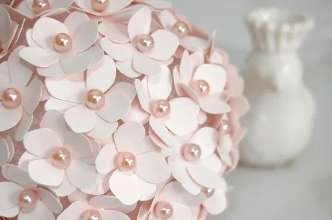 DIY Paper Flower Pomander Tutorial