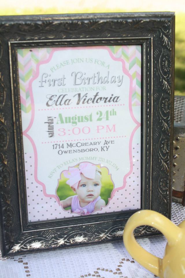 Girl 1st Birthday Party