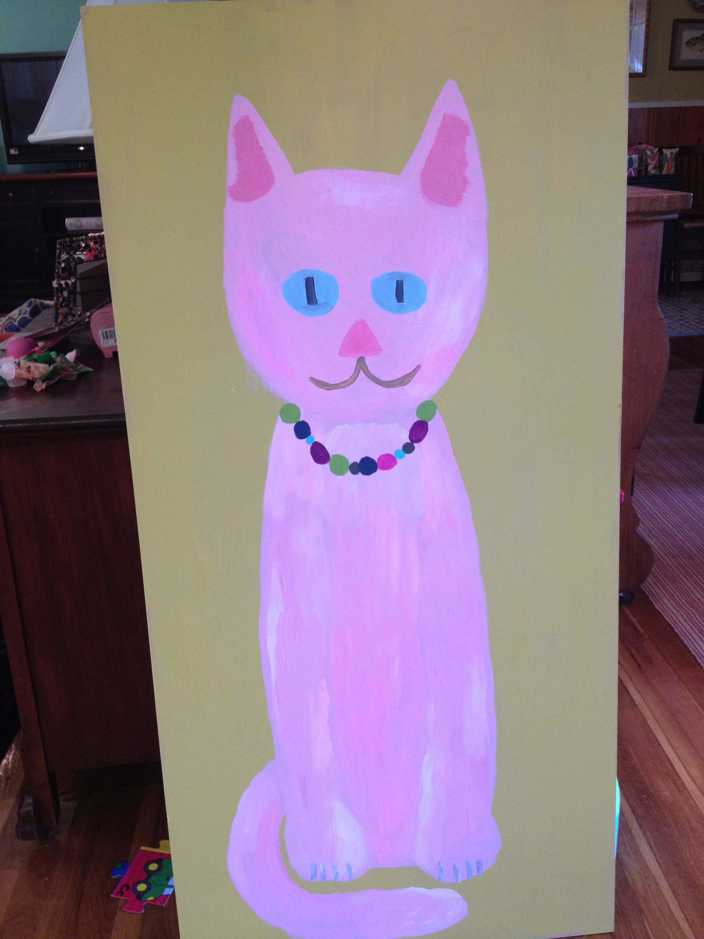 Kitty Themed Party Cat Art