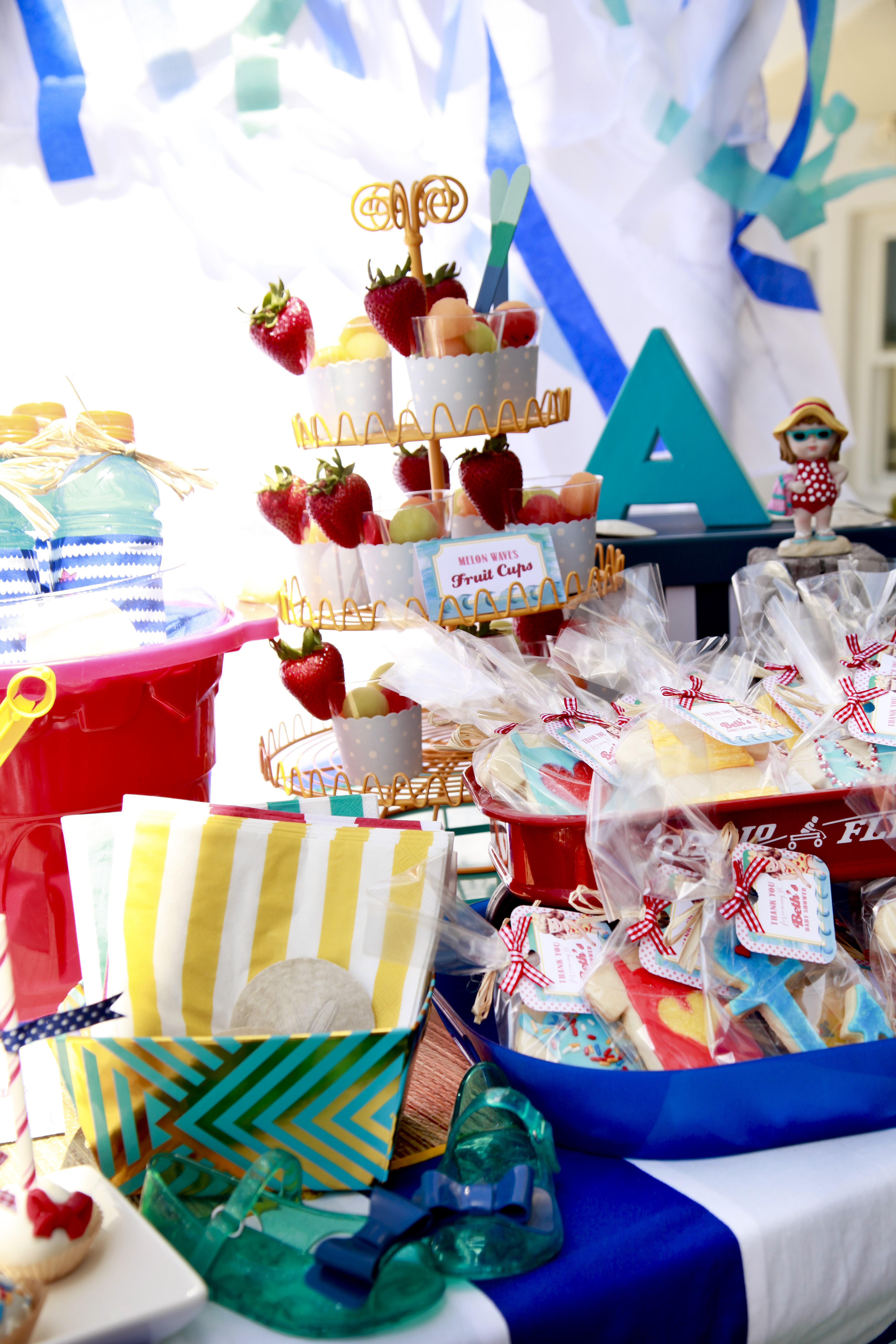 Vintage Beach Baby Shower