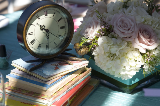 Clock Baby Shower Antique Clock