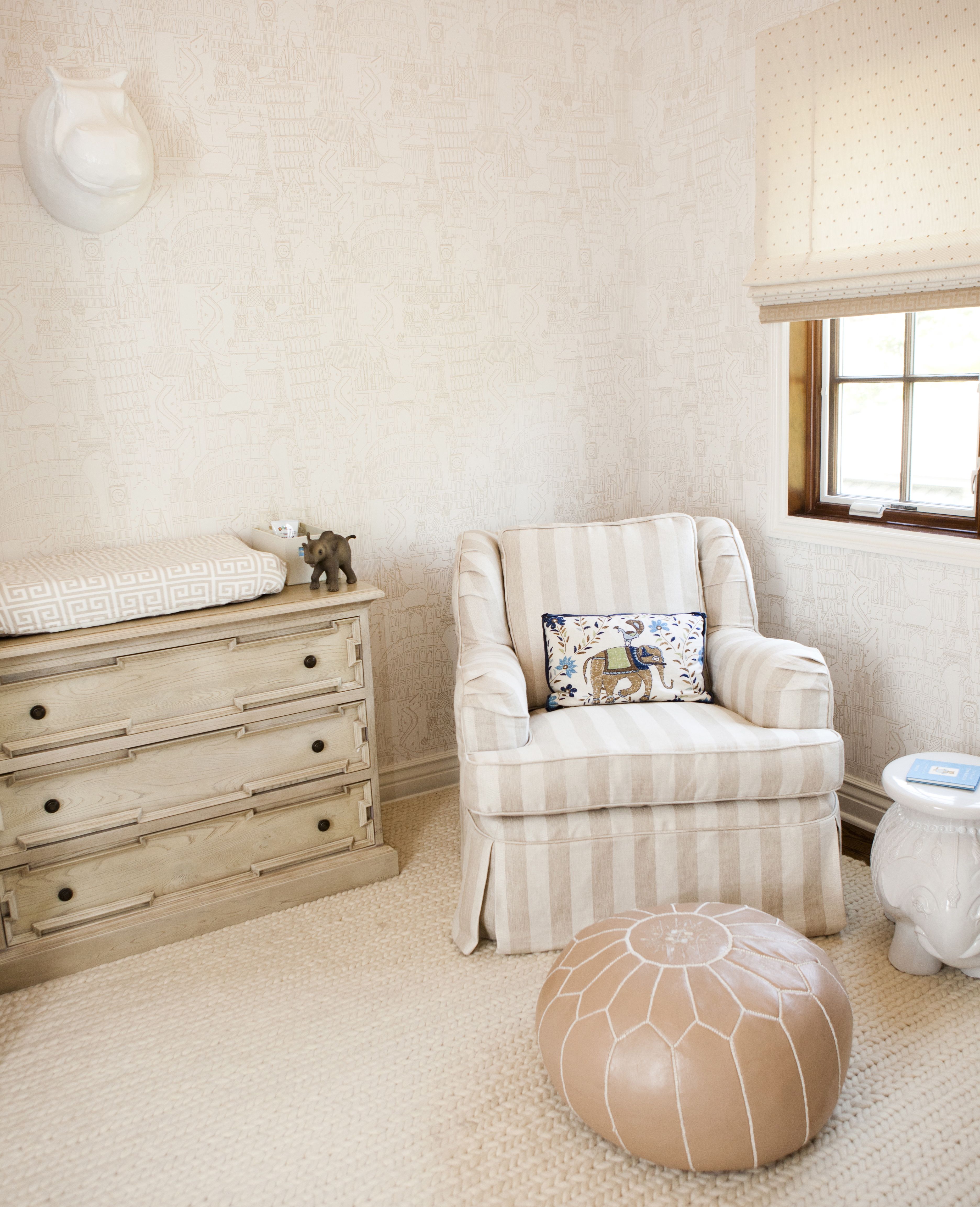 Natural Neutral Nursery Room View