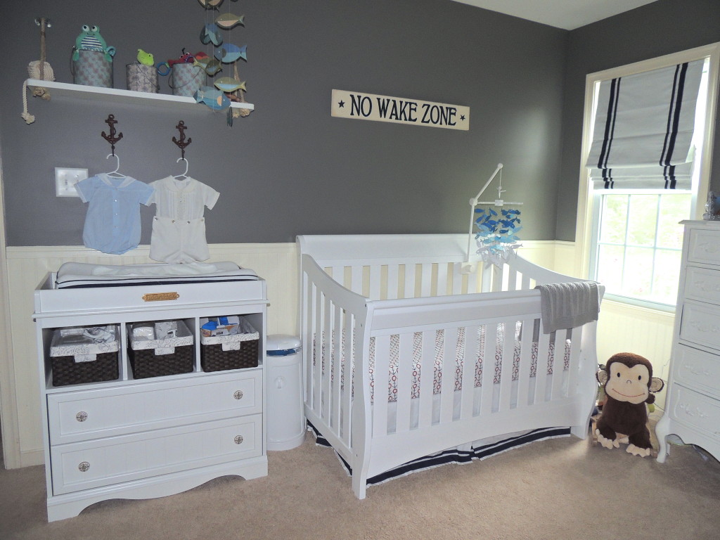 Gray & Navy Nautical Nursery - Project Nursery