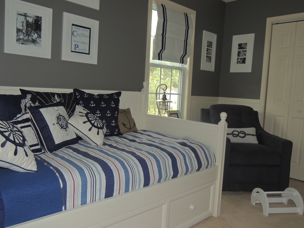 Gray & Navy Nautical Nursery - Project Nursery