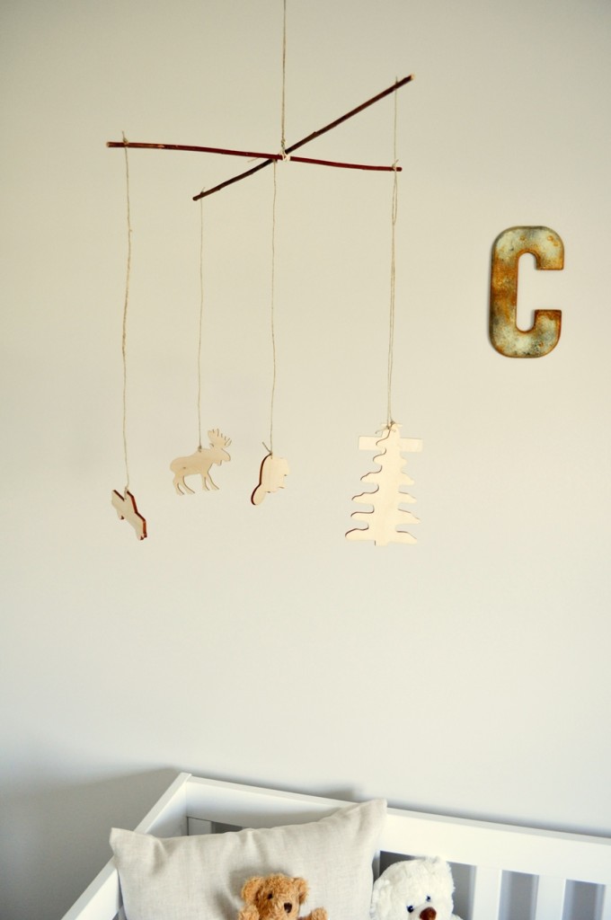 Rustic and Contemporary Nursery Mobile