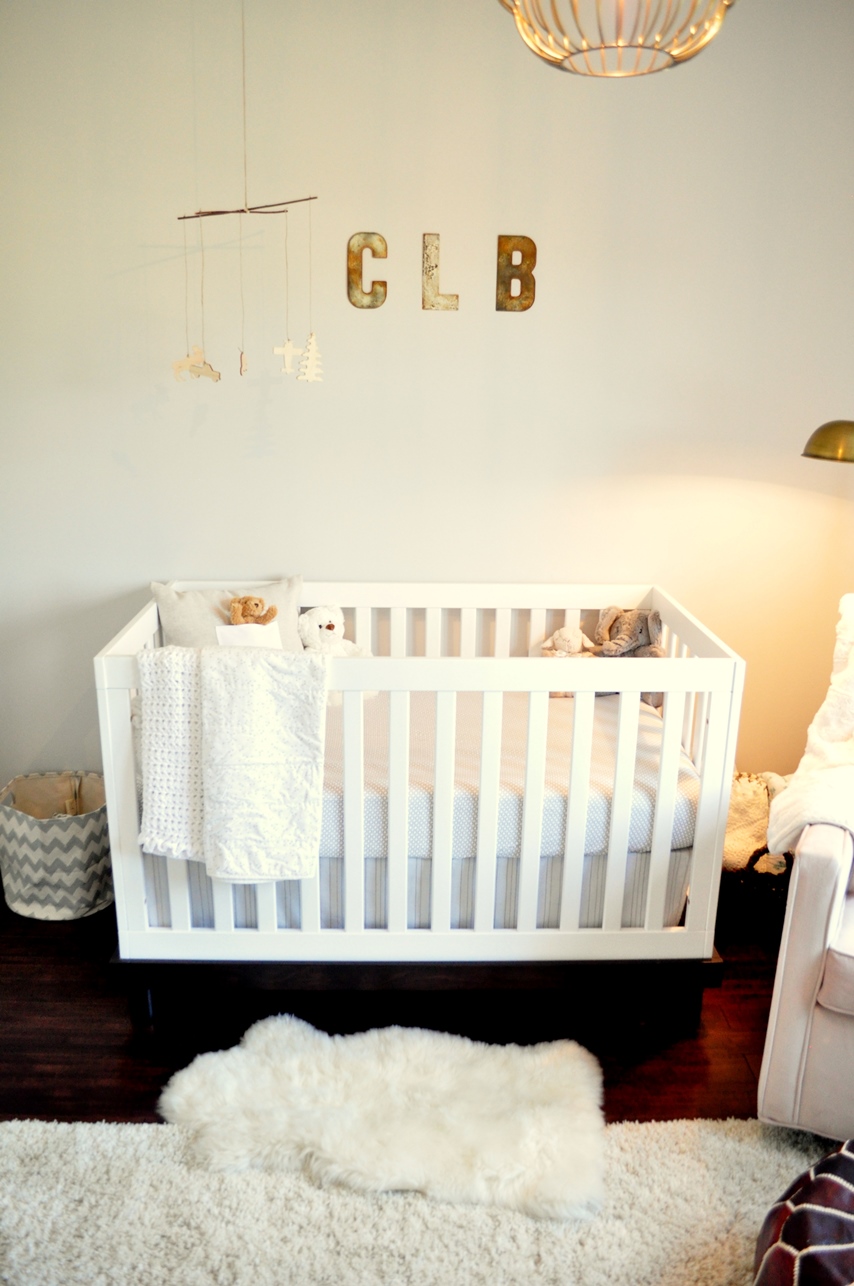 Rustic and Contemporary Nursery Crib