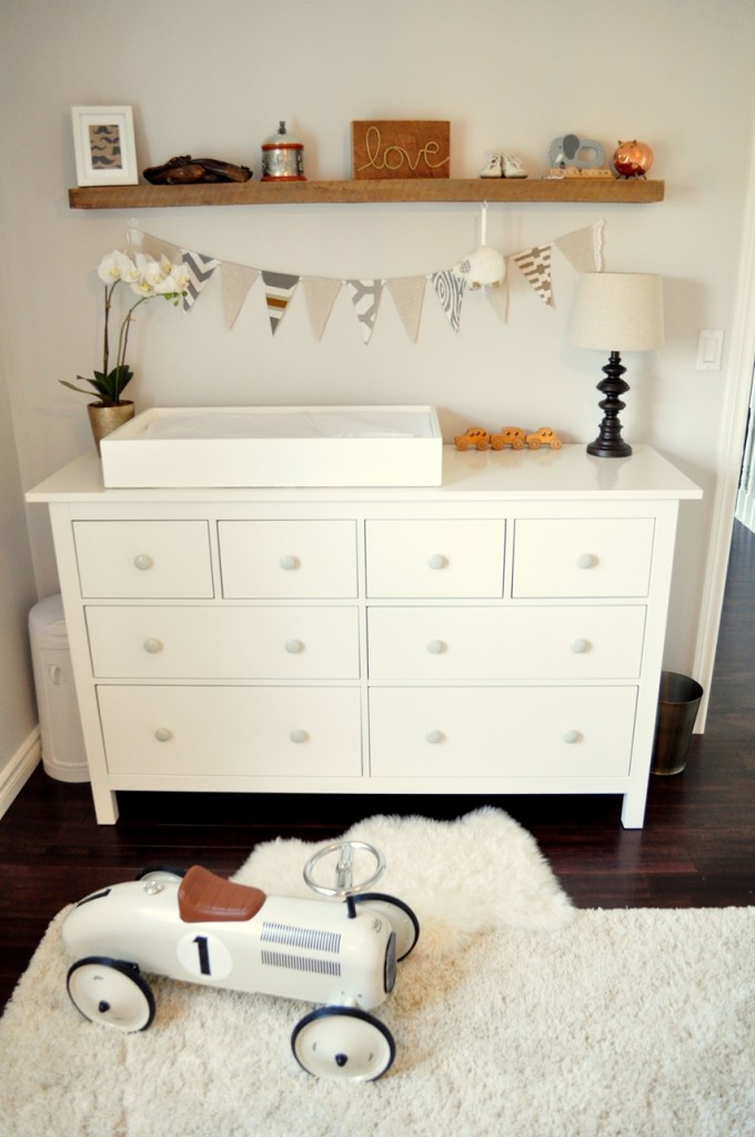 Rustic and Contemporary Nursery Changer
