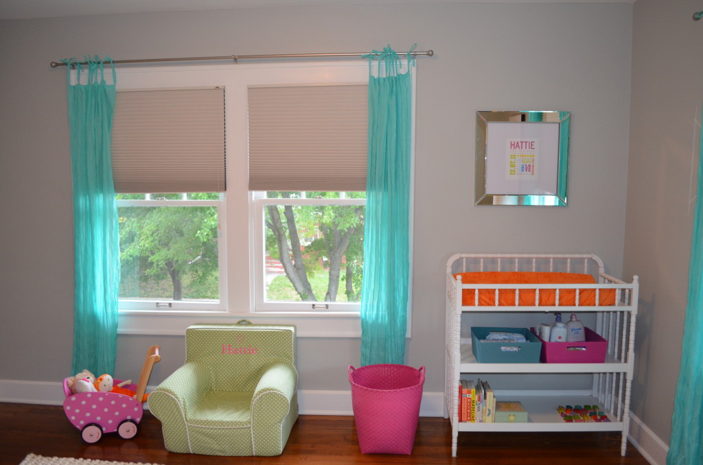Girl Colorful Nursery Room View