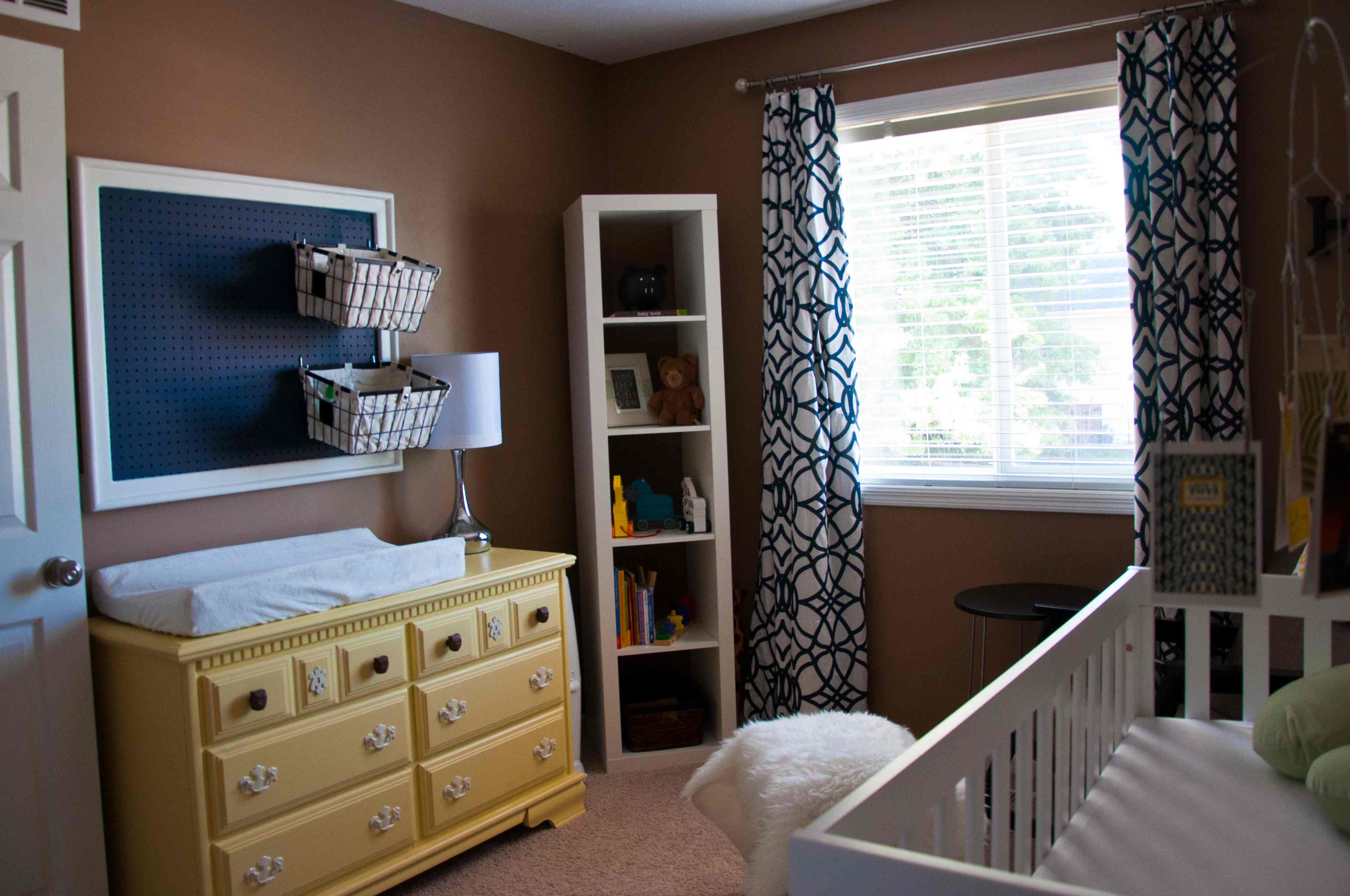 Eclectic Guitar Nursery Room View