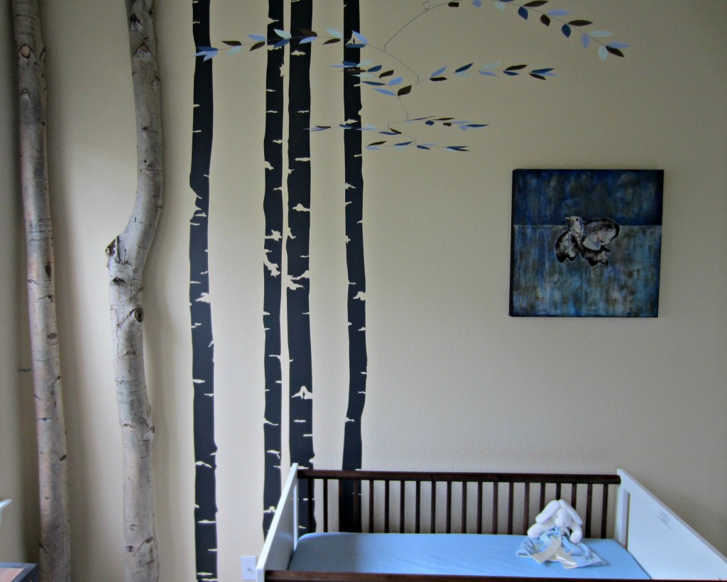 Immersion in Nature Nursery Crib View