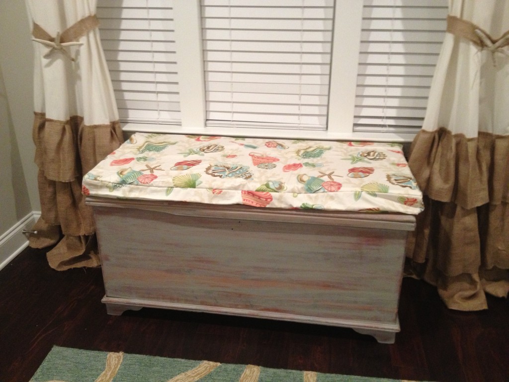 Upcycled Family Cedar Chest with DIY Window Seat