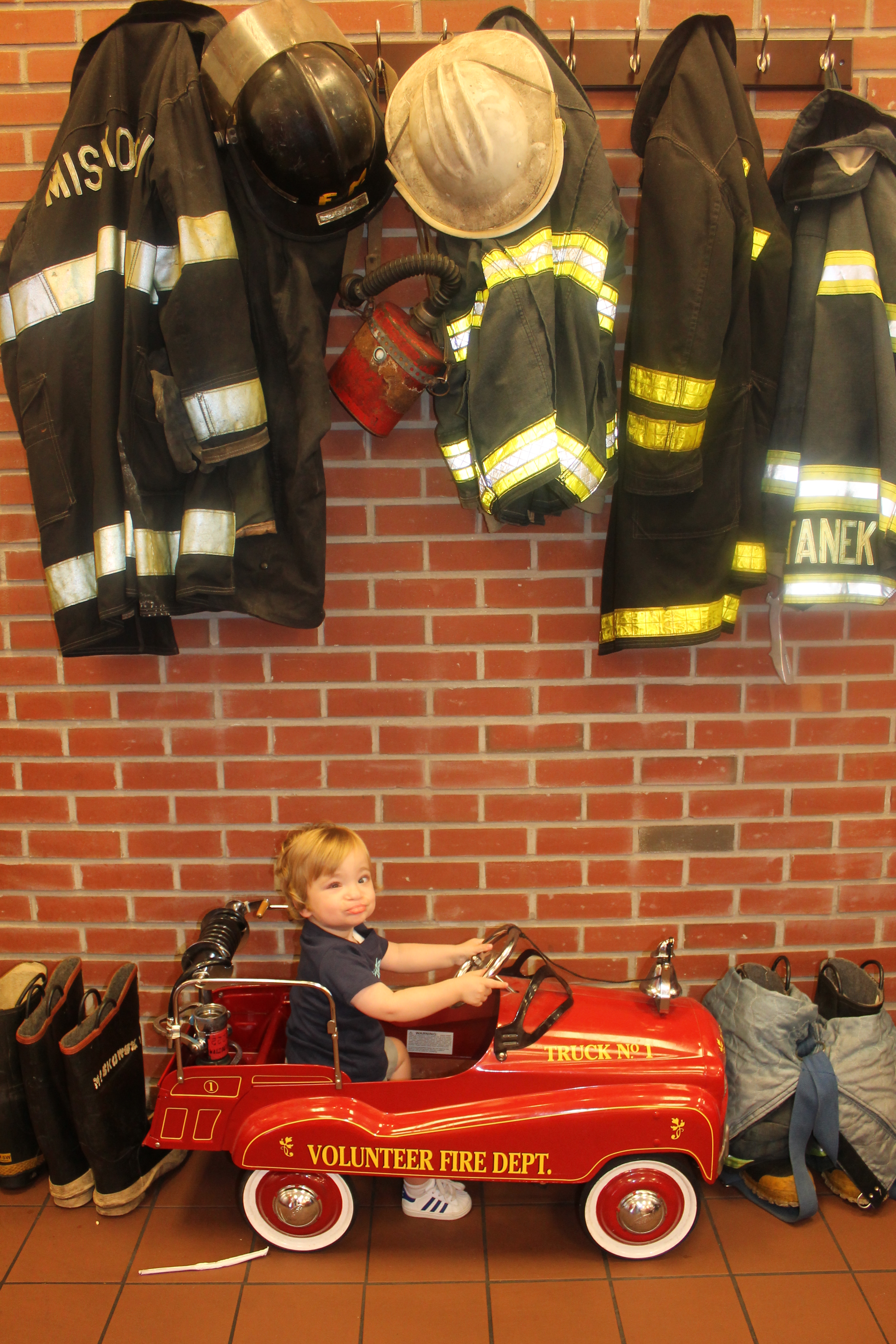 Firefighter 2nd Birthday Party Firetruck Toy