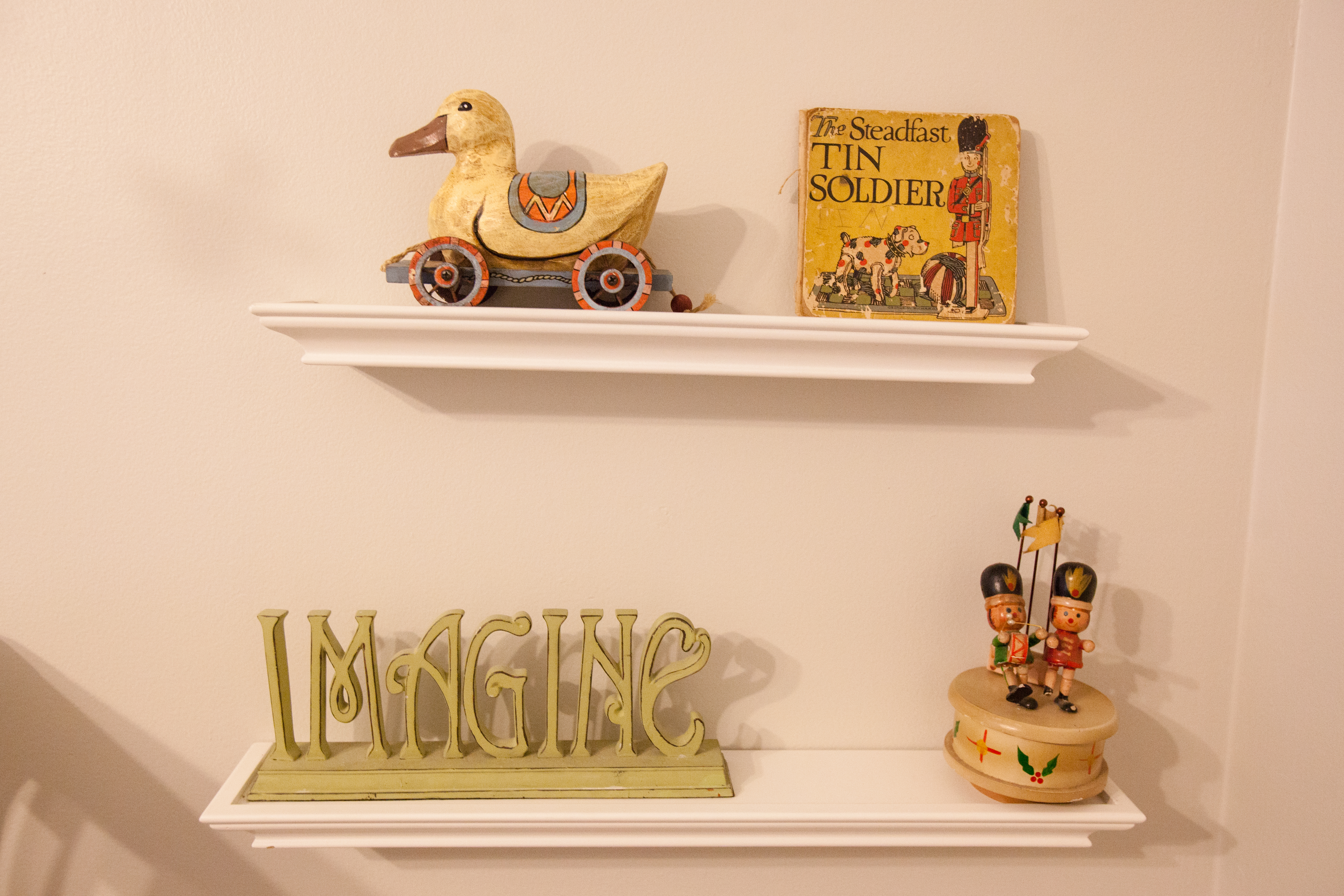 Boy Vintage Nursery Book Ledges