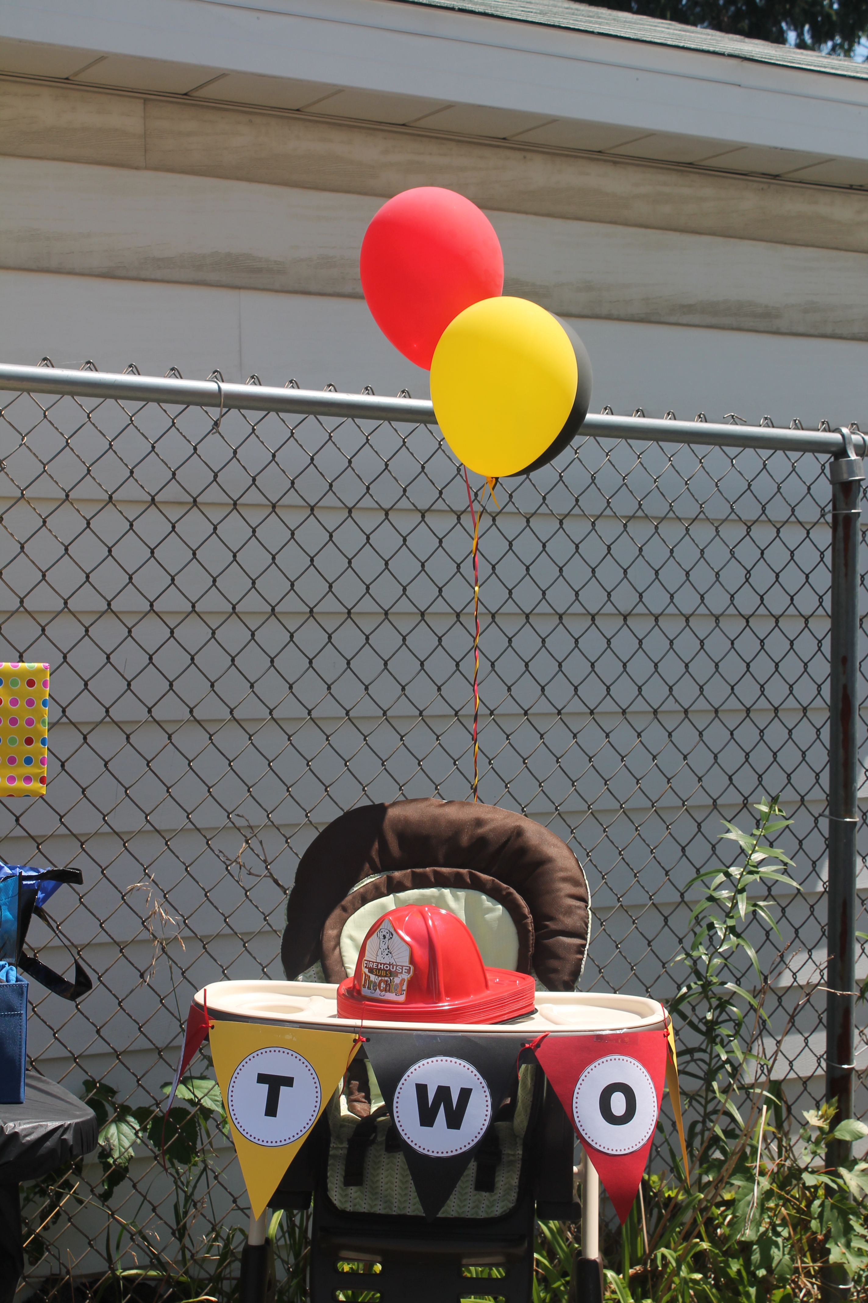 Firefighter 2nd Birthday Party