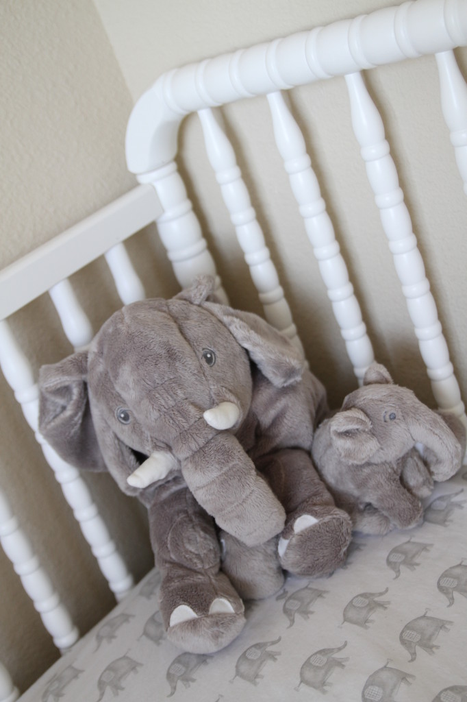 Twin Boys Nursery Elephant Stuffed Animal