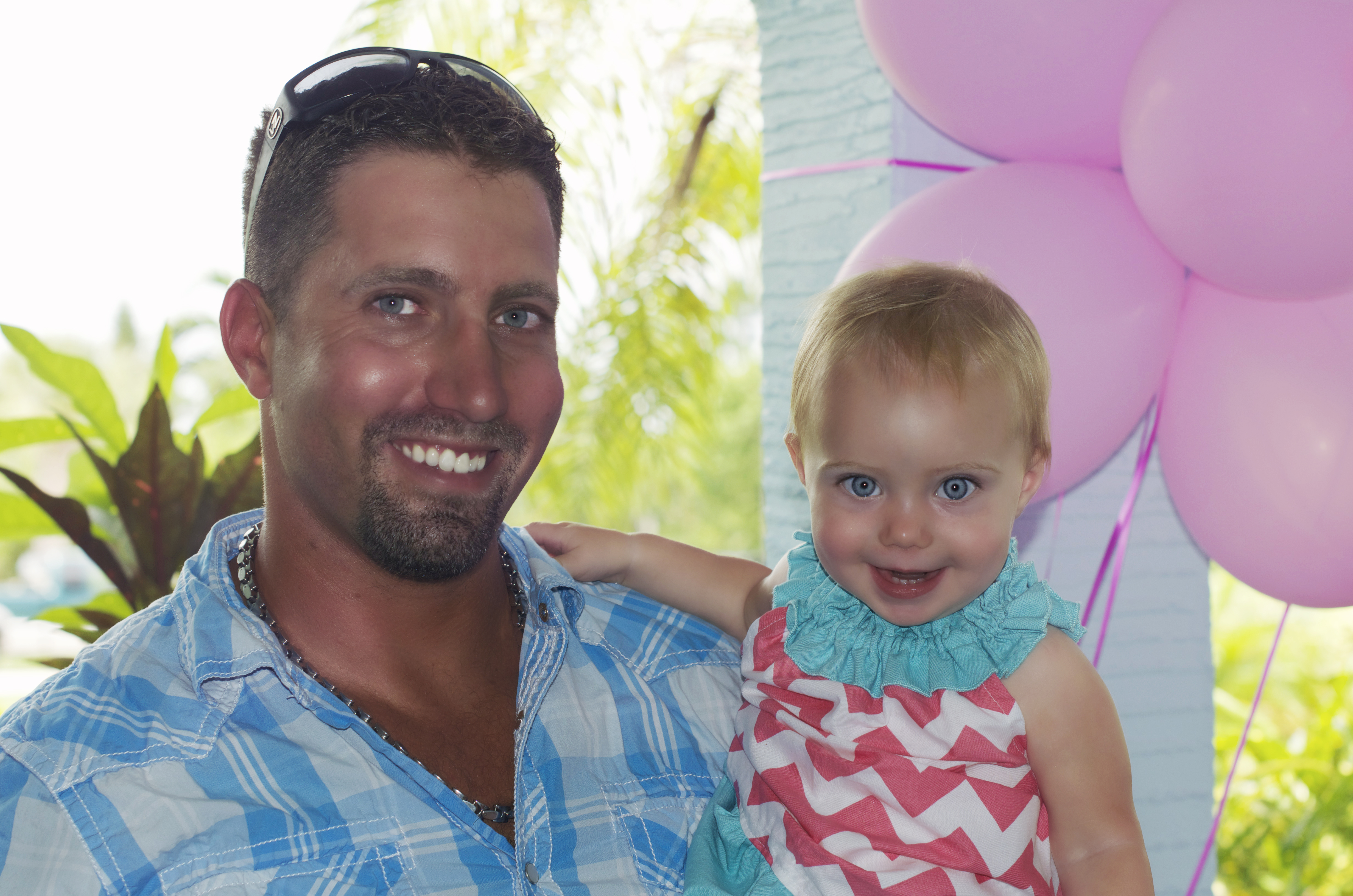 Make a Wish 1st Birthday Party Daddy Daughter