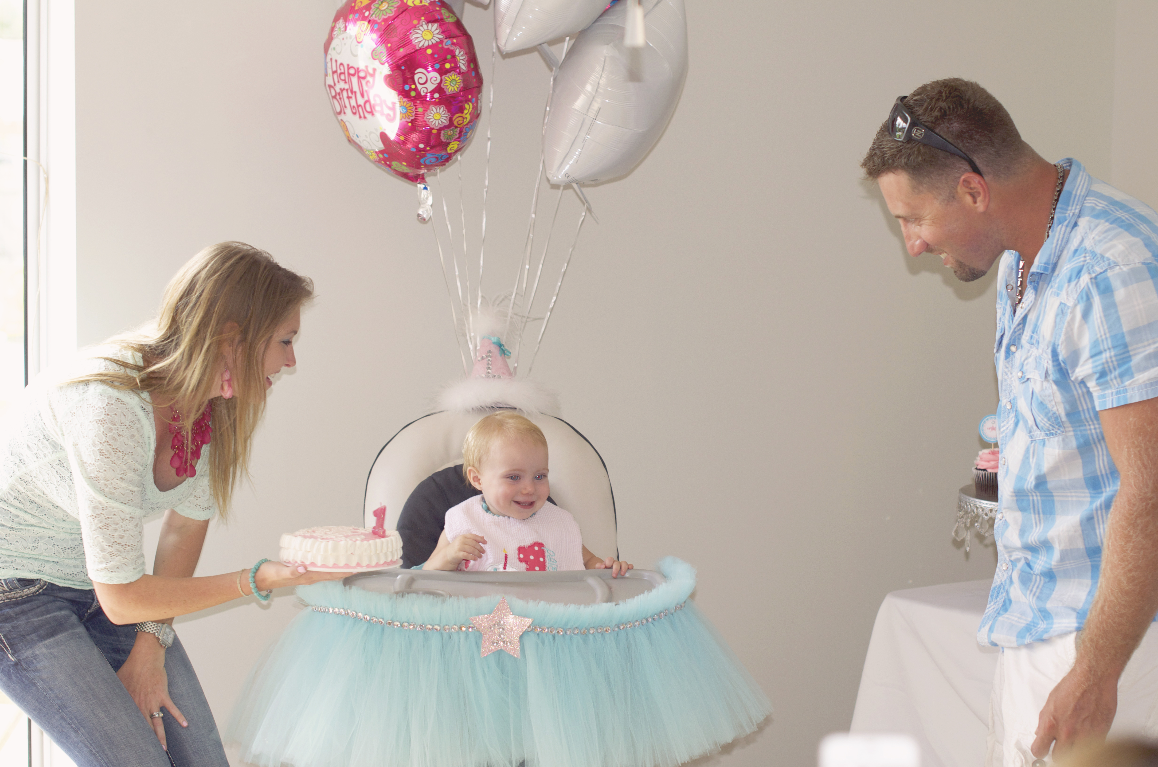 Make a Wish 1st Birthday Party Tulle