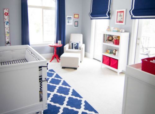 Red White and Blue Nursery