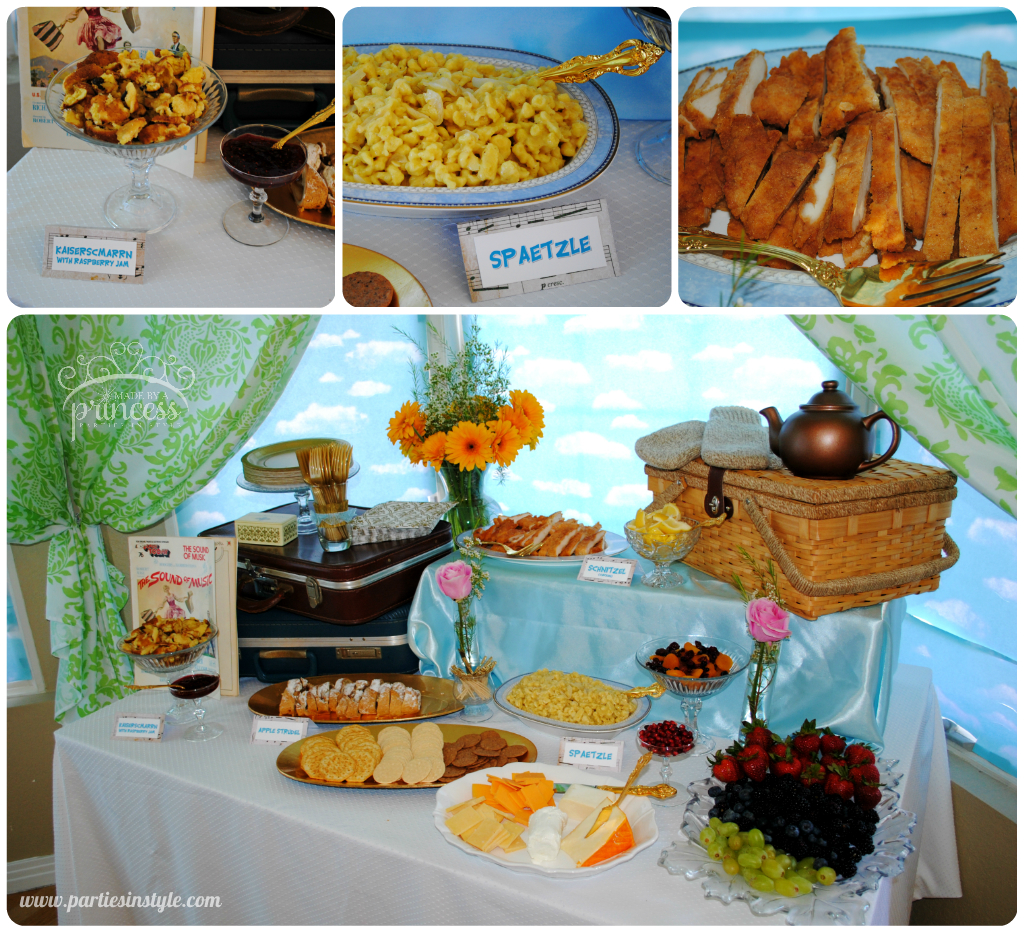 Sound of Music Food Table