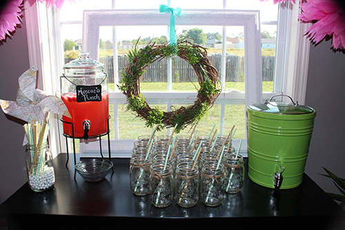 "Oh, the Places She'll Go" Baby Shower Mason Jars