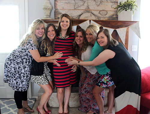 "Oh, the Places She'll Go" Baby Shower Hostesses