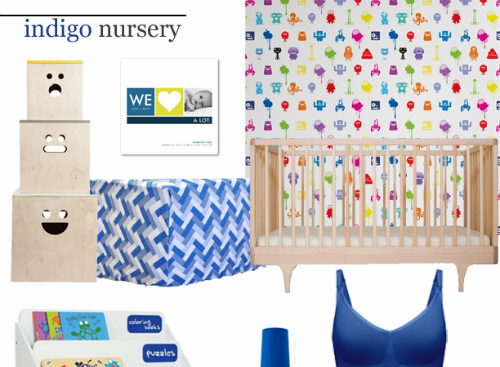 Indigo Nursery Design Board