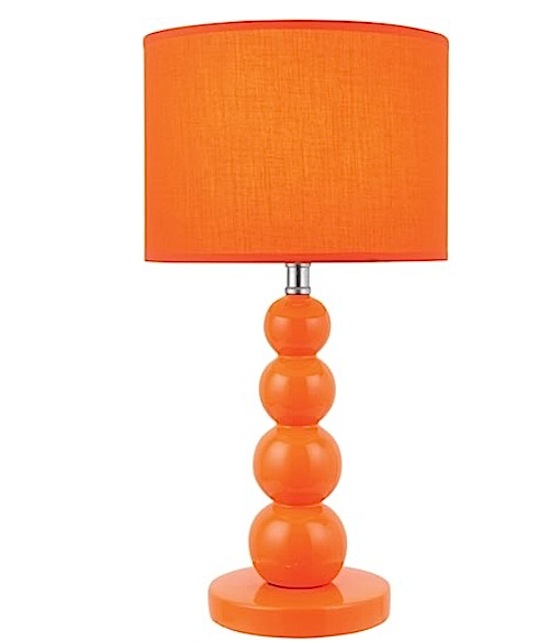 Orange Table Lamp