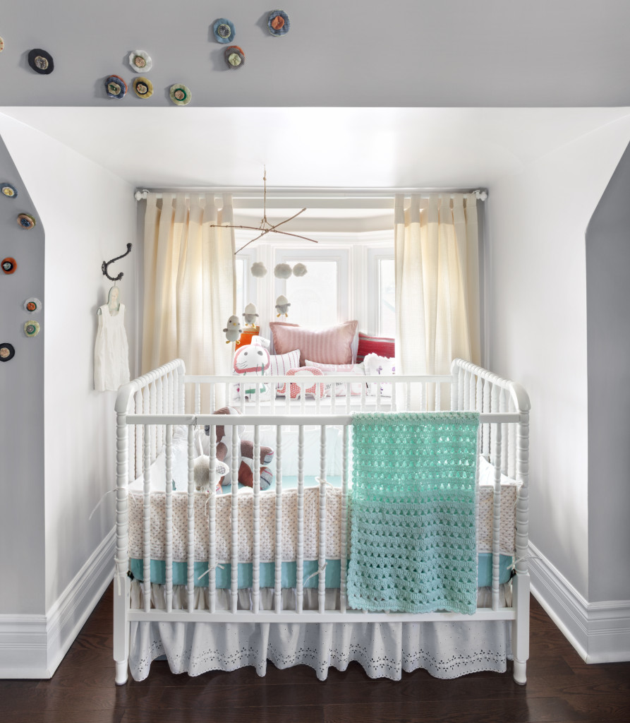Girl Clean and Fresh Nursery Room View