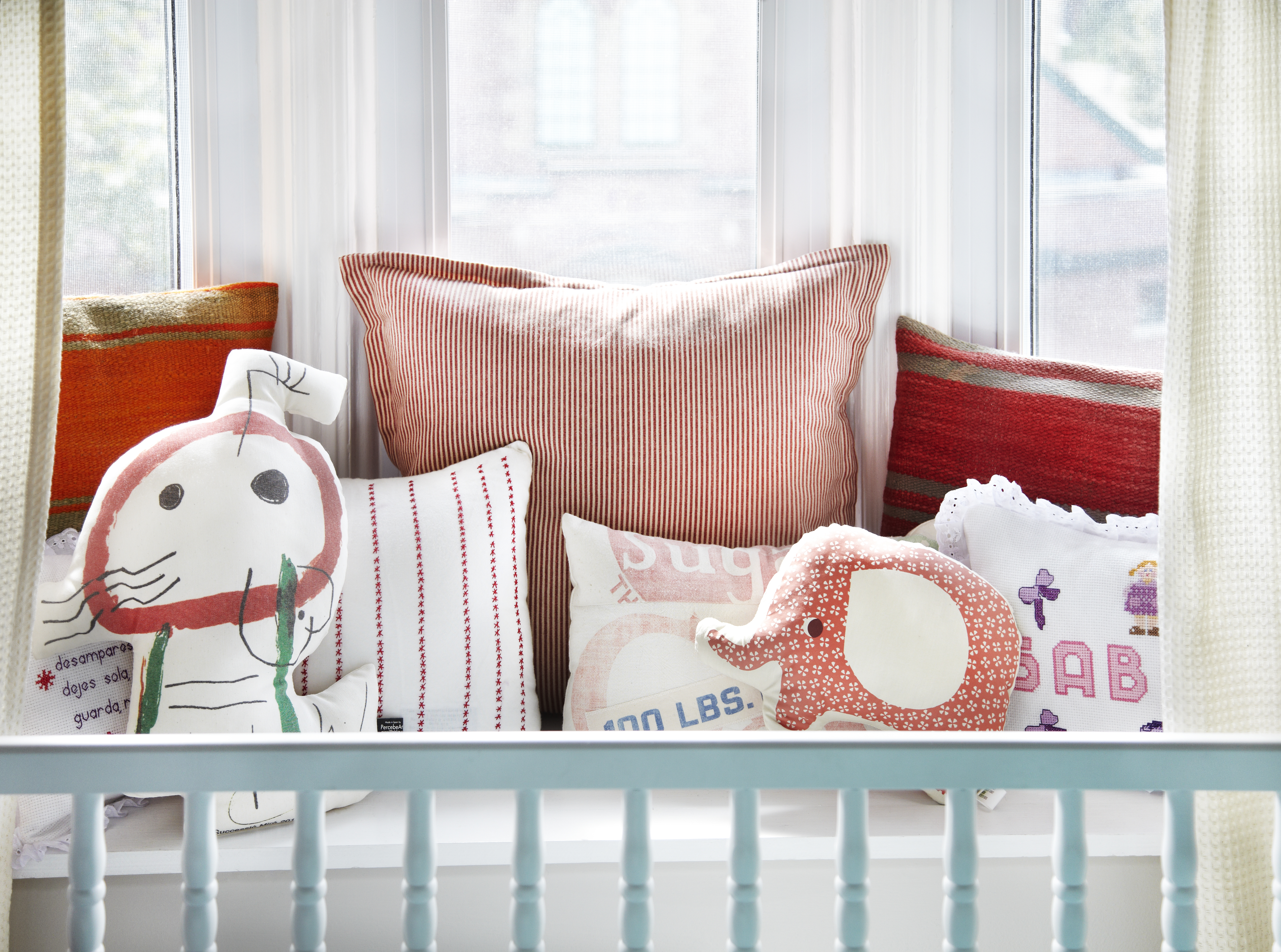 Girl Clean and Fresh Nursery Crib View