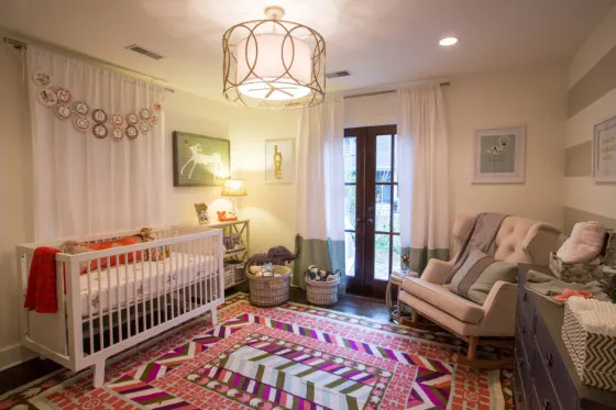 Contemporary Eclectic Girl's Nursery - Project Nursery