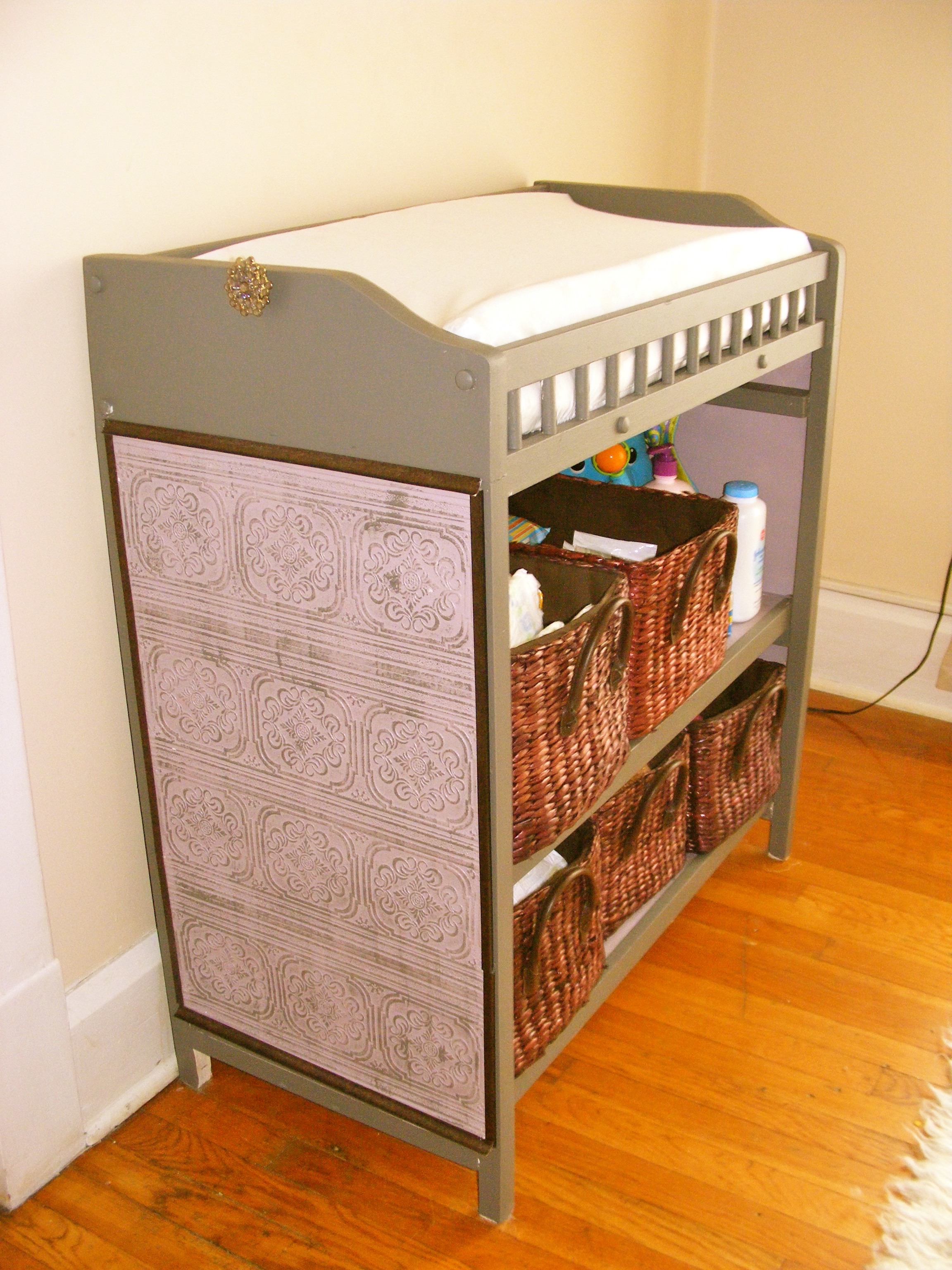 Girl Enchanted Forest Nursery Changing Table