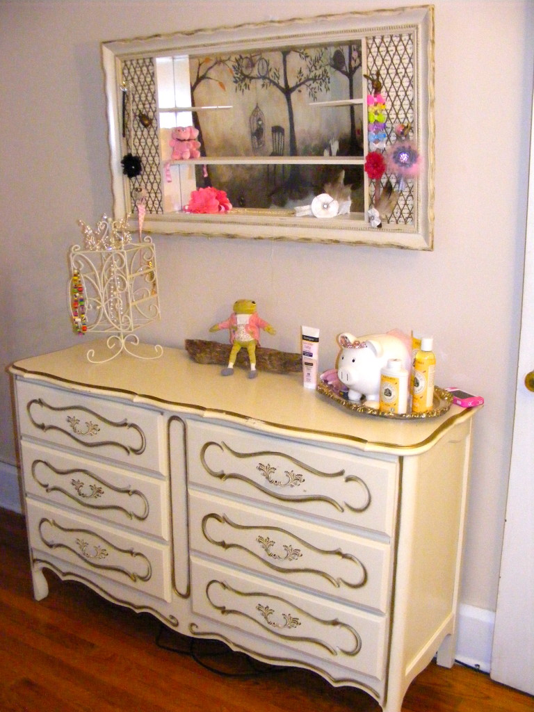Girl Enchanted Forest Nursery Dresser and Mirror