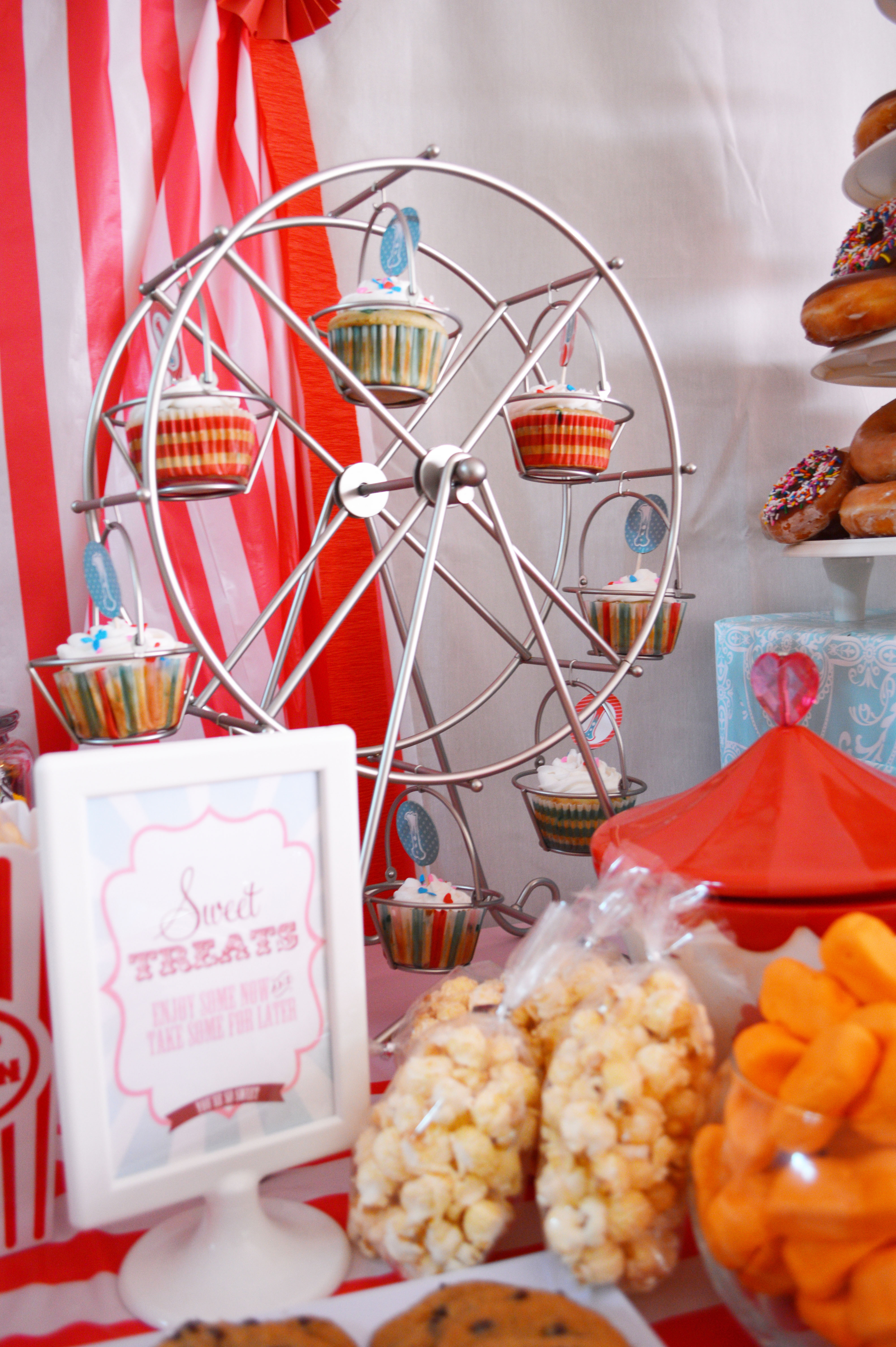 Carnival 1st Birthday Party Ferris Wheel