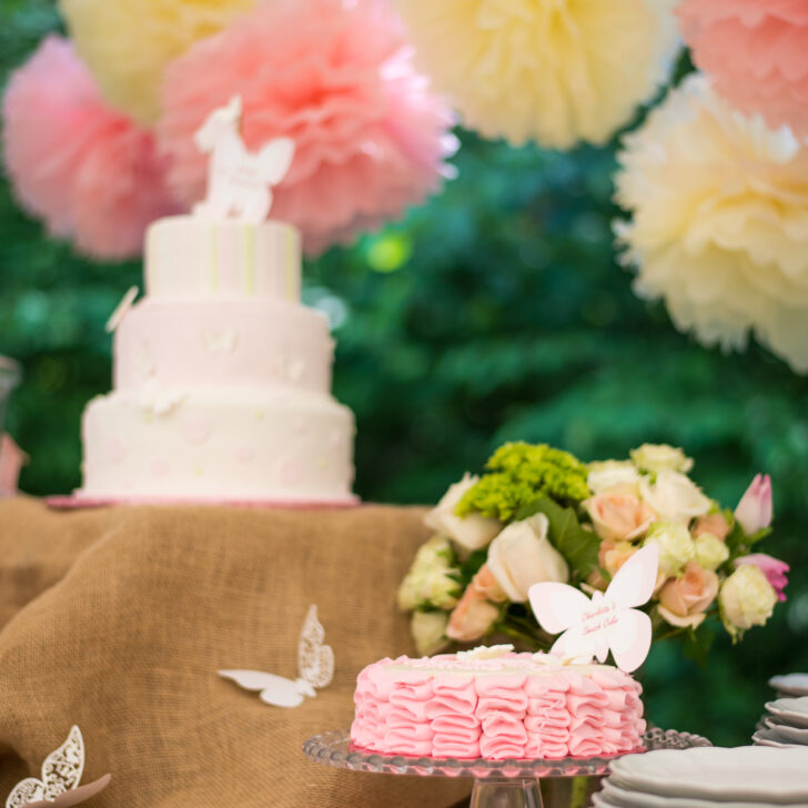 Butterfly 1st Birthday Party Tablescape