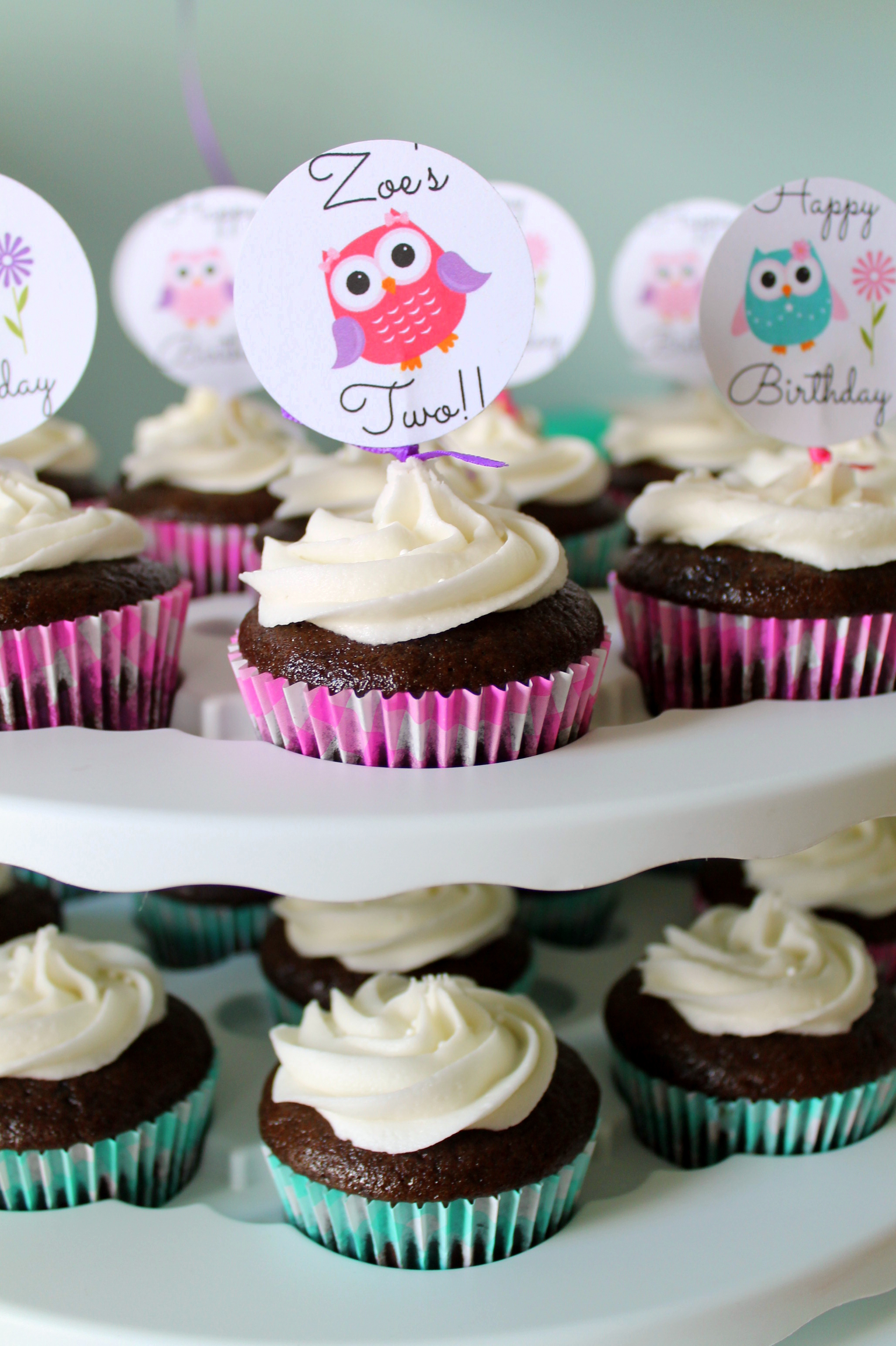 Owl Themed 2nd Birthday Party Printables