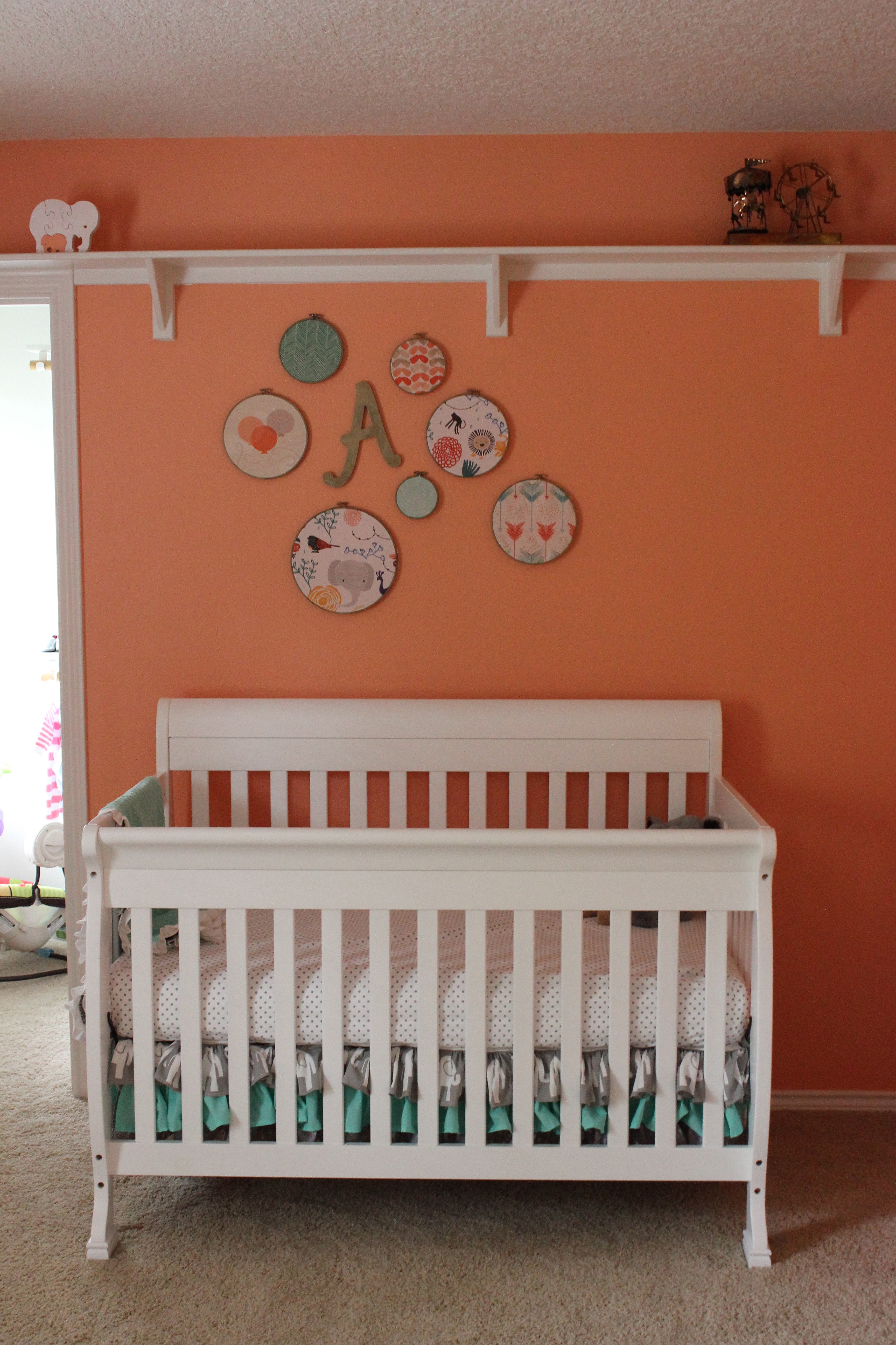 Coral and Mint Nursery