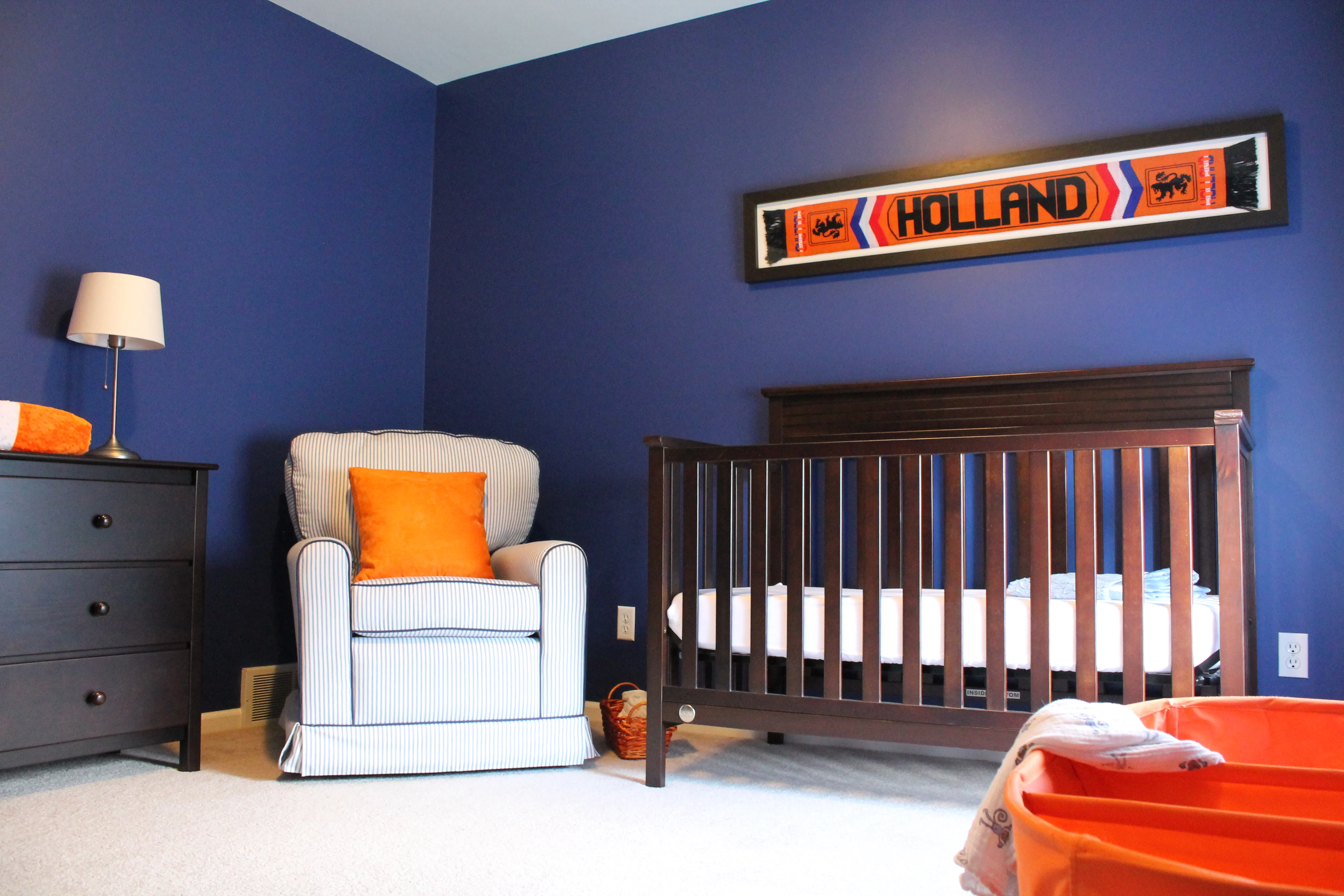 Dutch Baby Boy Nursery Room View