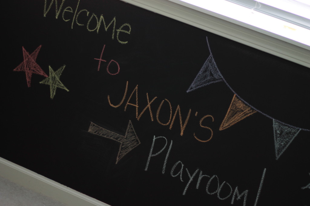 Boy Cheerful Playroom Chalkboard