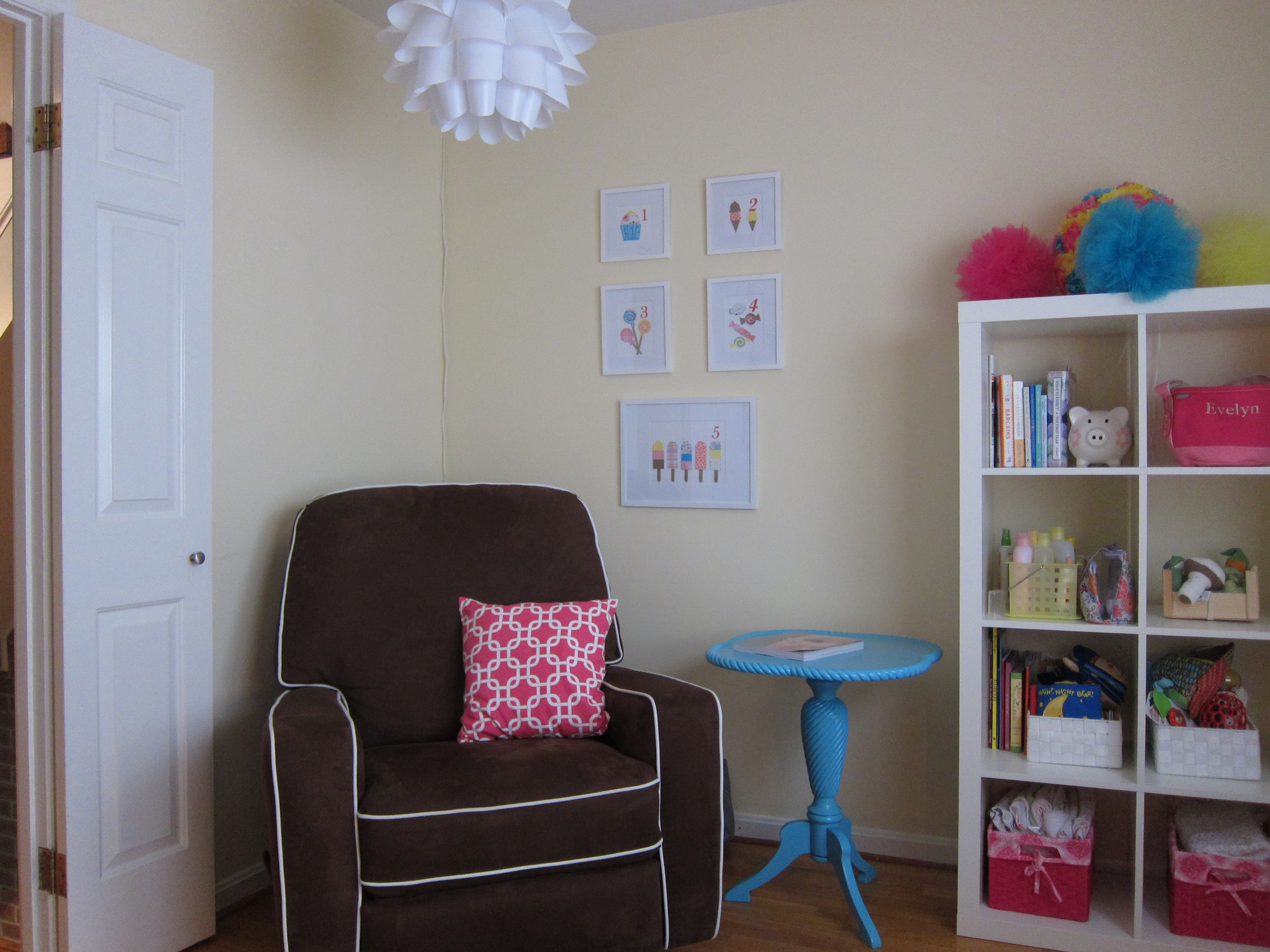 Colorful Modern Nursery Glider