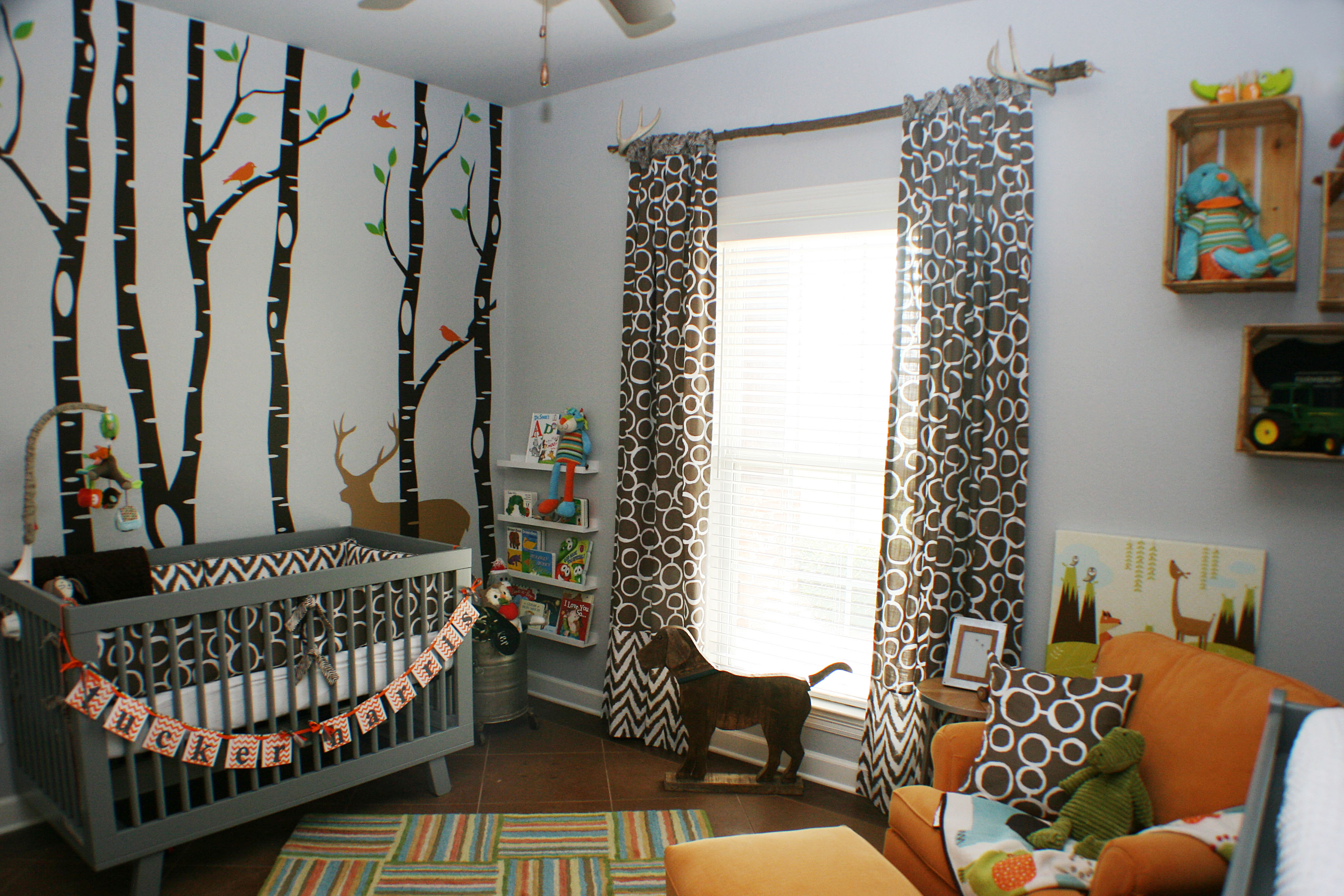 Woodlands Boy Nursery Room View