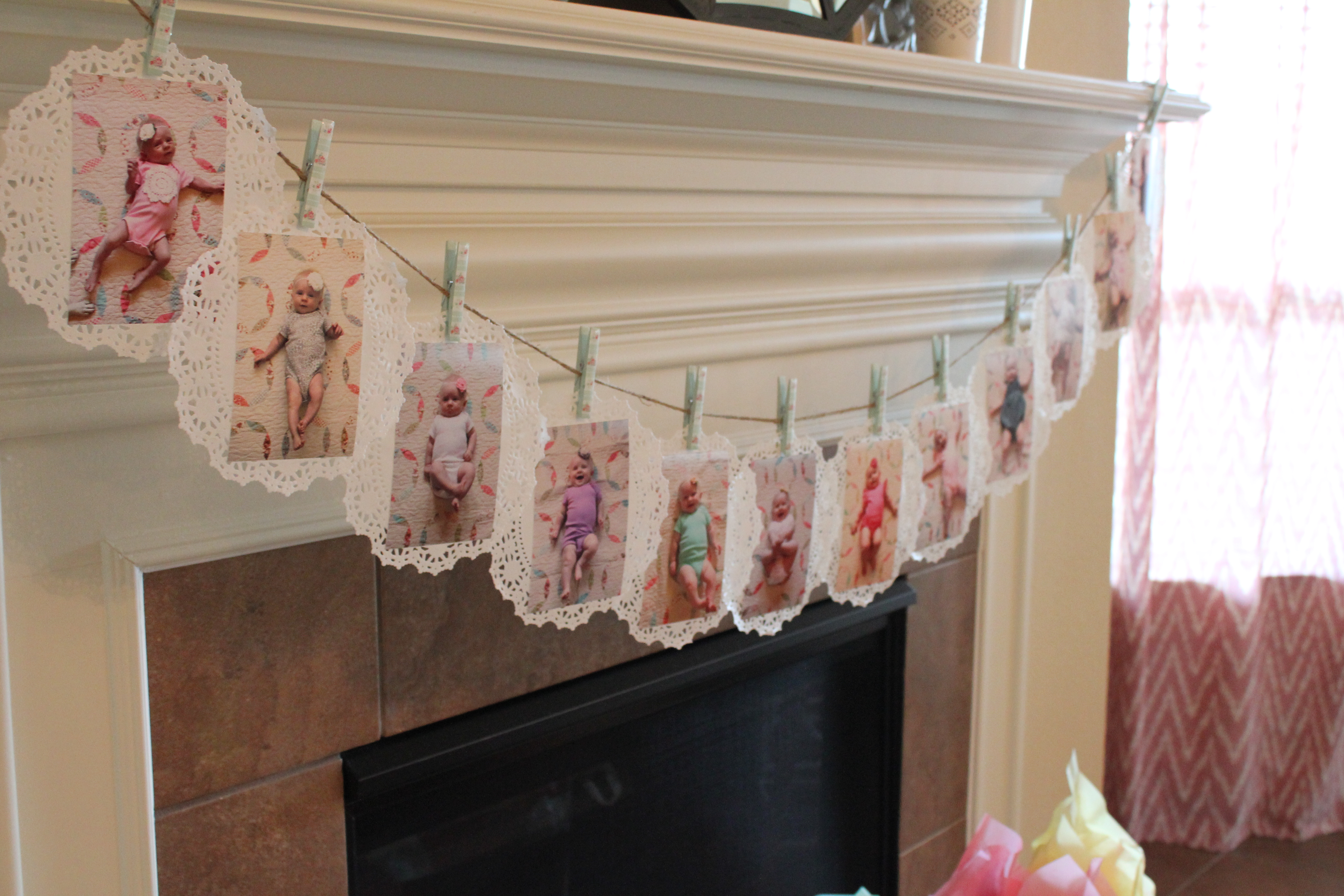Tea Party 1st Birthday Party Banner