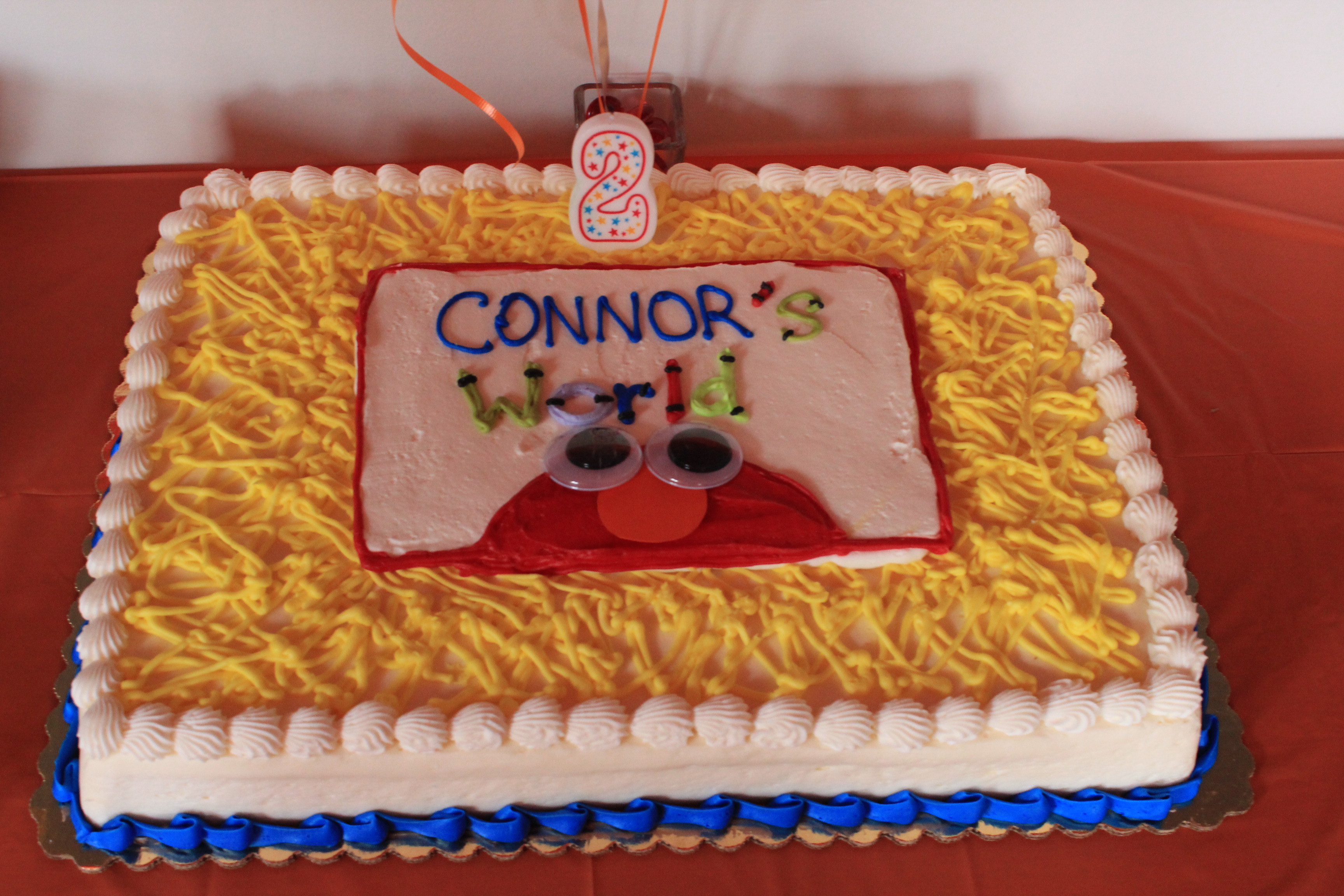 Elmo Birthday Bash Cake