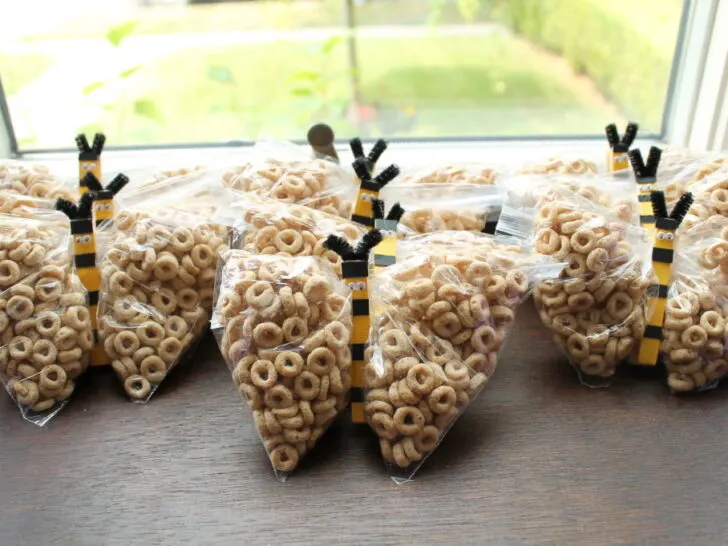 Cheerio Bee Butterfly Party Favors - Project Nursery