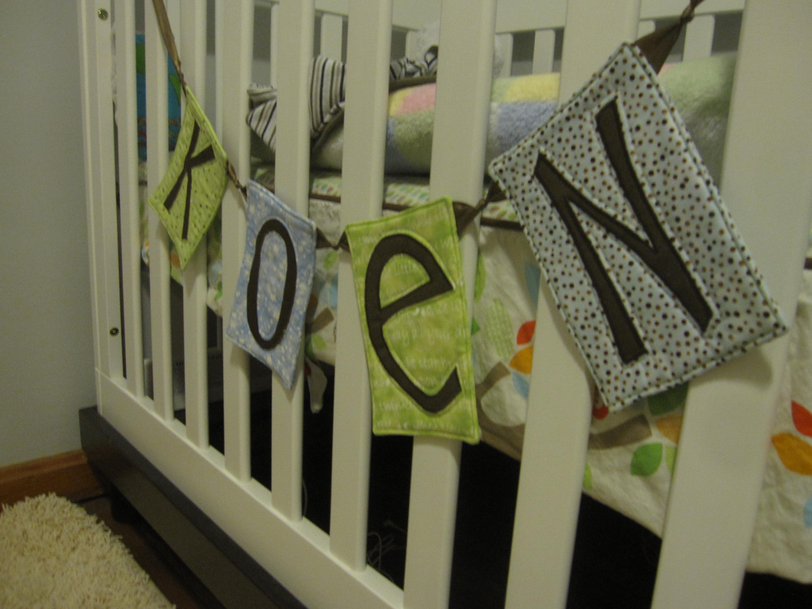Gender-Neutral Nursery Crib View