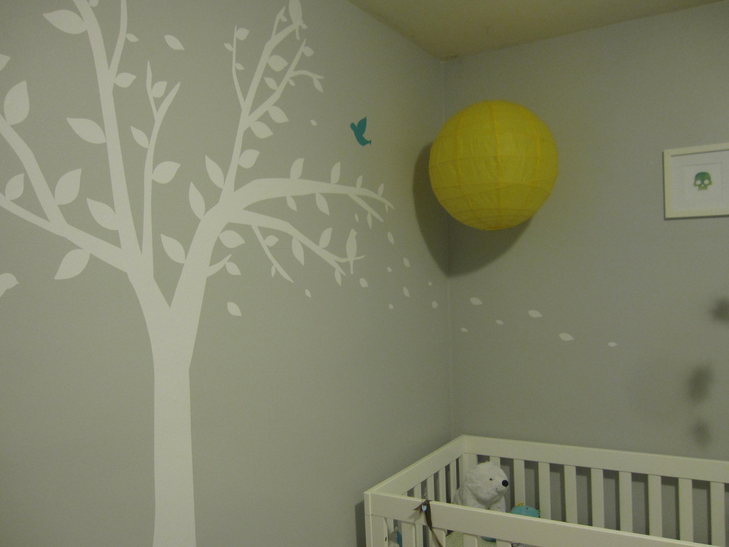 Gender-Neutral Nursery Tree Wall Decal